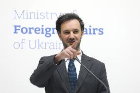 Briefing of Ukraines Foreign Ministry spokesperson Heorhii Tykhyi in Kyiv
